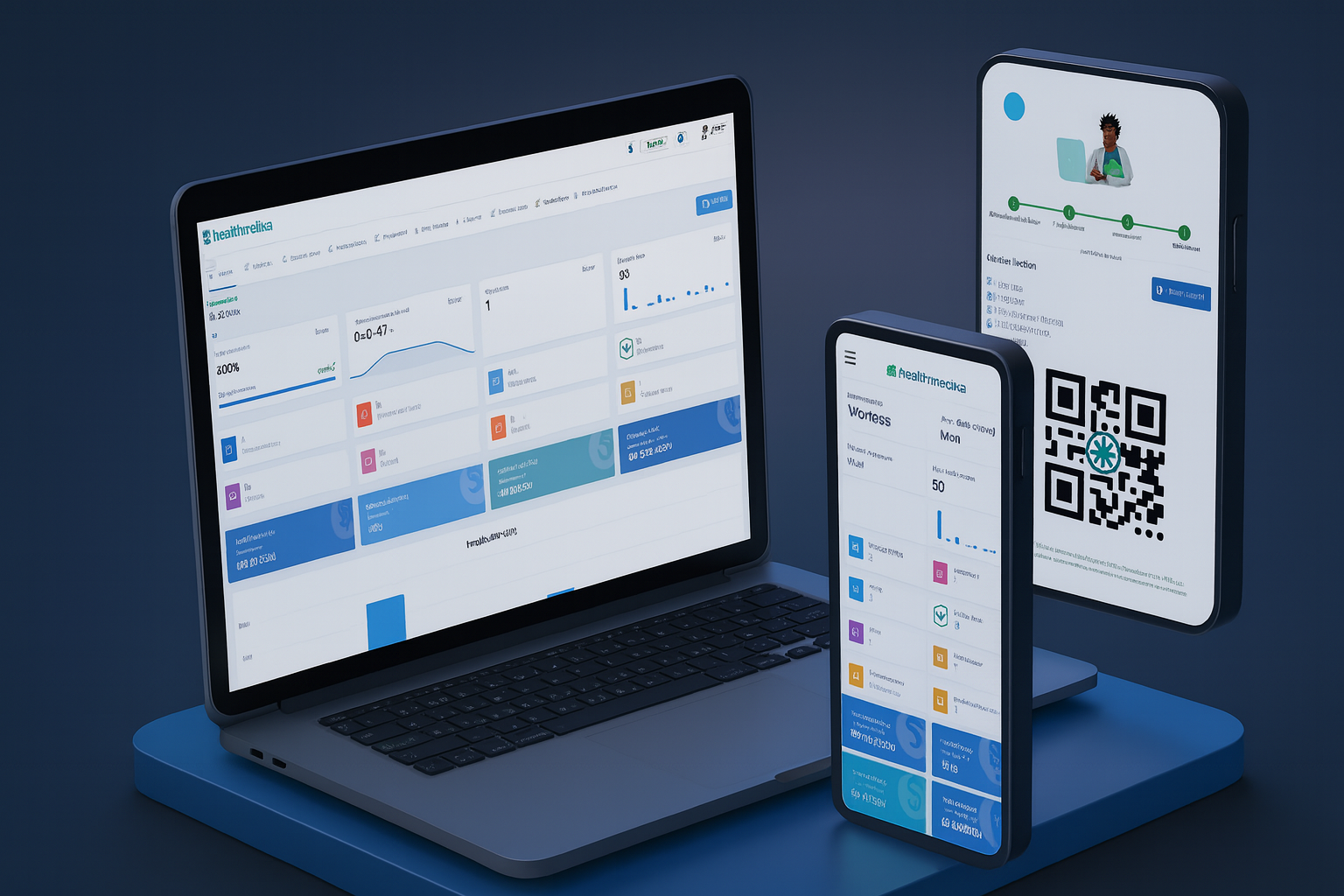 Dashboard E‑Rekam Medis Health Medika